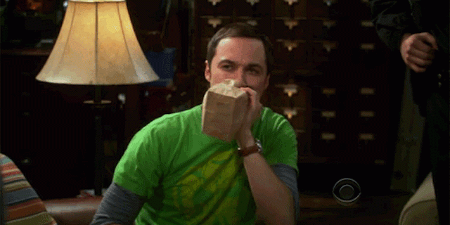 nervous sheldon