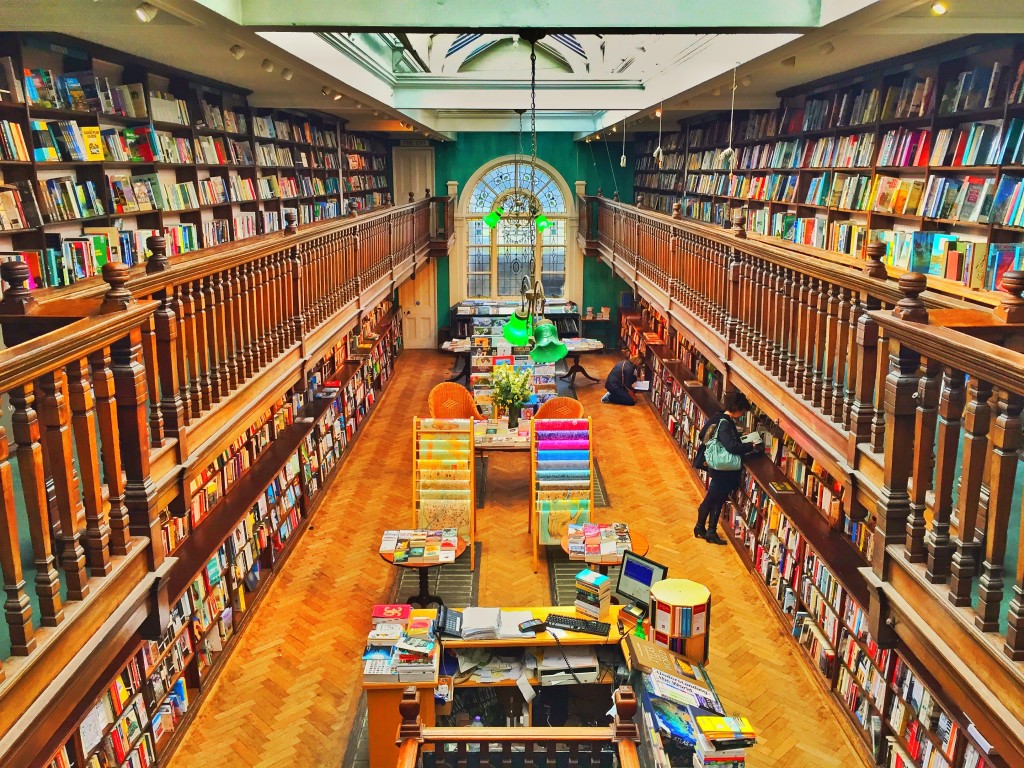 My new favorite bookstore - Daunt Books in Marylebone, London