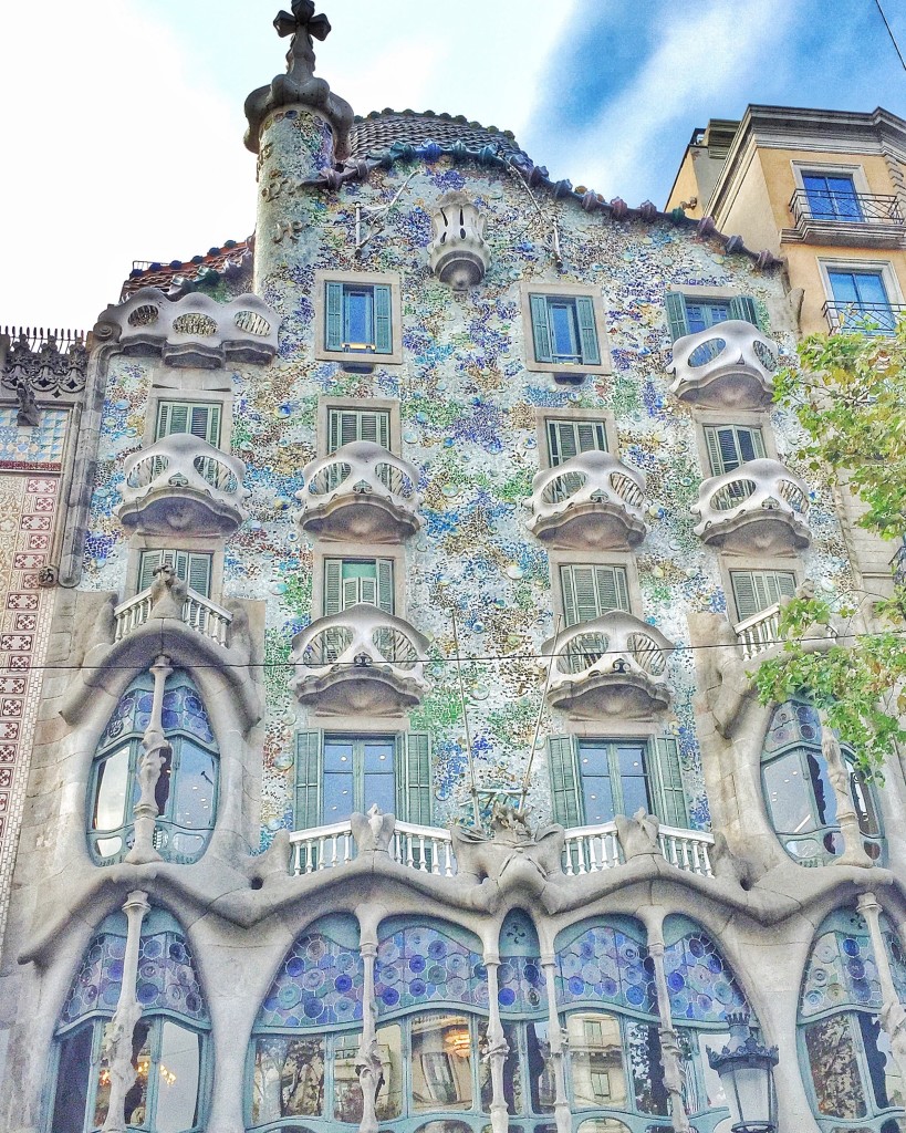 unique architecture of Barcelona 