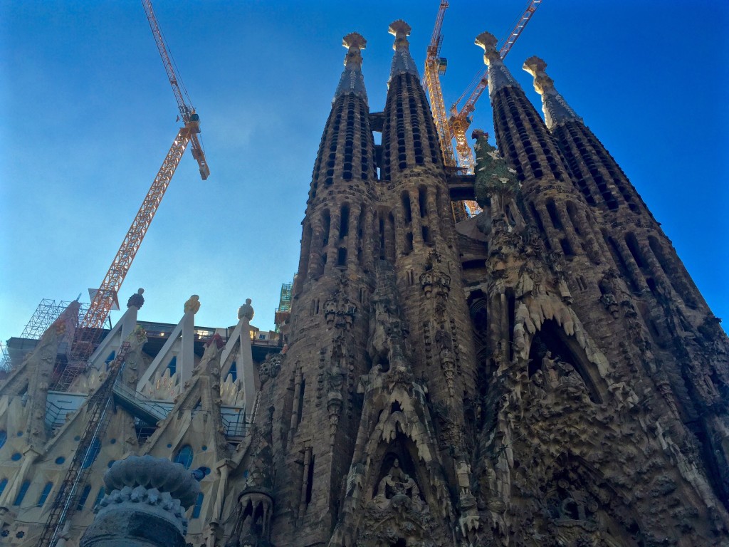 unique architecture of Barcelona - Sagrada Familia