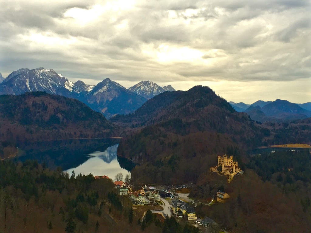 view from Neuschwanstein Castle, Germany - the cost of travel
